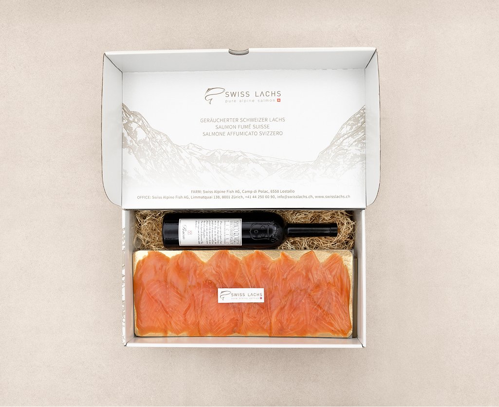 Smoked salmon fillet with Bianco Rovere